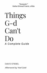 Picture of Things G-d Can't Do [Paperback]